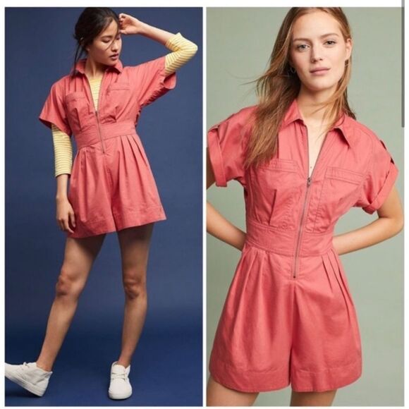 Anthropologie Holding Horses Utility Jumper - Picture 1 of 8